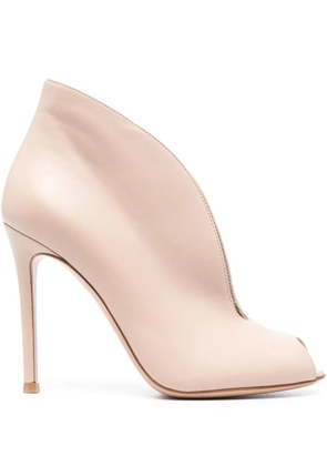 Gianvito Rossi Vamp 100mm leather pumps - Neutrals