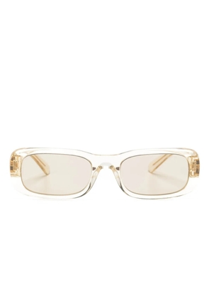 Miu Miu Eyewear Glimpse rectangle-frame sunglasses - Yellow