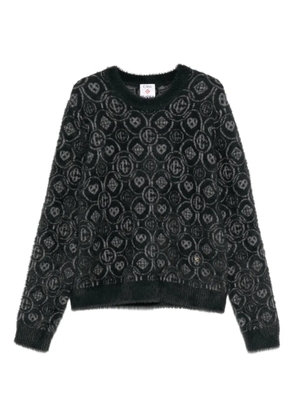 Casablanca monogram crew-neck sweater - Grey
