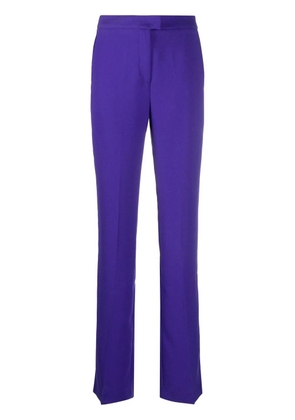 THE ANDAMANE straight-leg tailored trousers - Purple