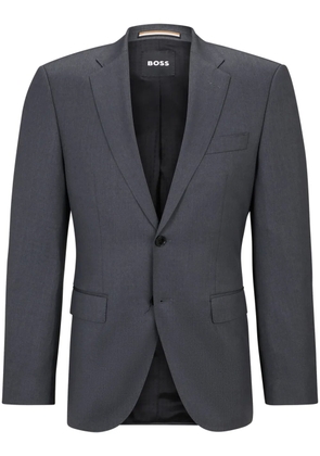 BOSS single-breasted fitted blazer - Grey