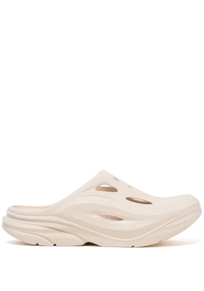 HOKA Ora Recovery round-toe slippers - Neutrals