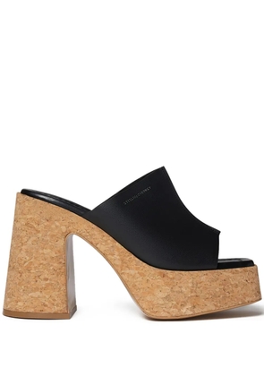 Stella McCartney Skyla cork-platform sandals - Black