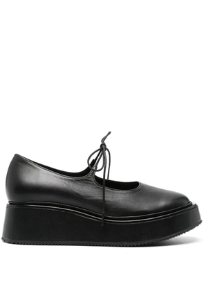 Nicole Saldaña 50mm Fabiana wedge shoes - Black