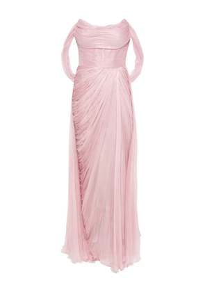 Iris Serban Raziel draped off-shoulder gown - Pink
