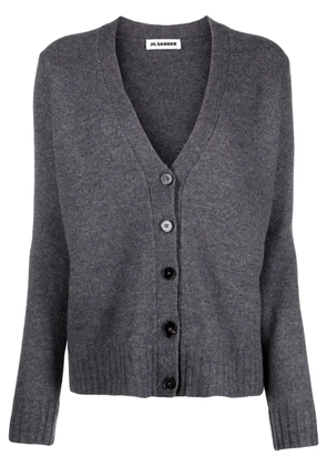 Jil Sander V-neck wool cardigan - Grey