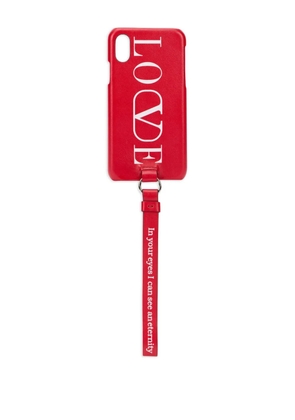 Valentino Garavani Love iPhone X case - Red