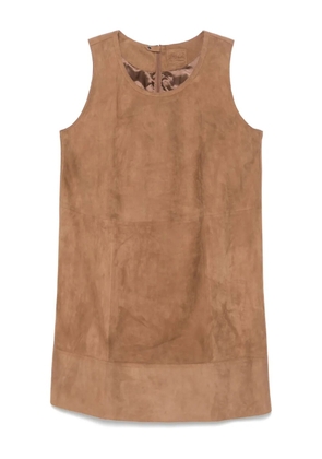 Desa 1972 suede mini dress - Brown