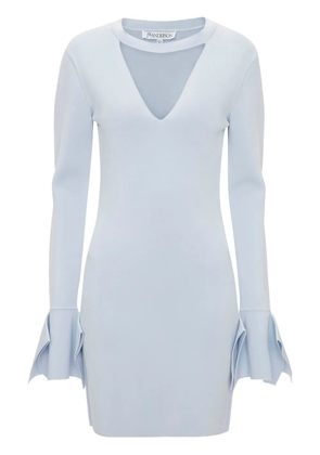 JW Anderson ruffle-detail cut-out minidress - Blue