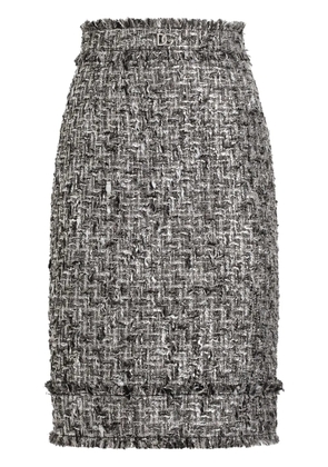 Dolce & Gabbana tweed skirt - Grey