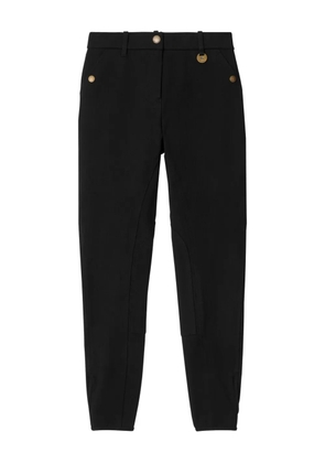 Burberry herringbone cotton trousers - Black