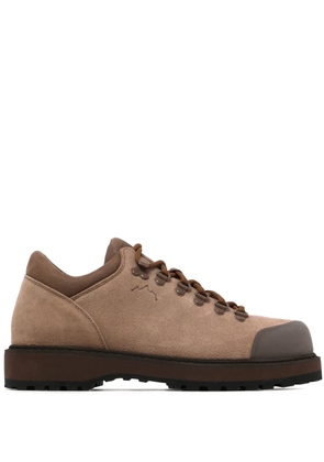 Diemme suede lace-up sneakers - Brown