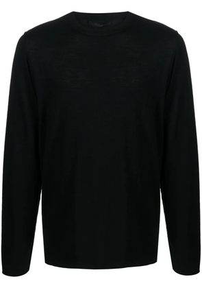 Transit long-sleeved wool jumper - Black