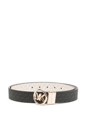 Michael Kors all-over logo print belt - Grey