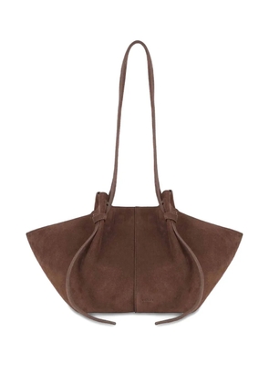 Yuzefi Mochi curves mochi suede tote bag - Brown