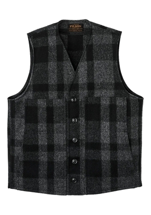 Filson Mackinaw checked vest - Grey