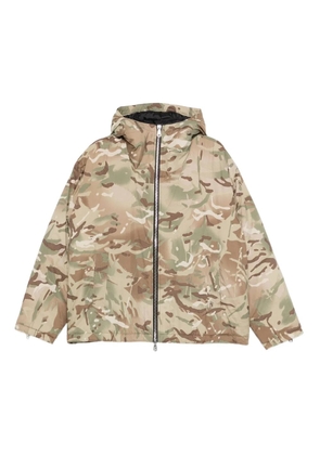 COLE BUXTON camouflage zip jacket - Green