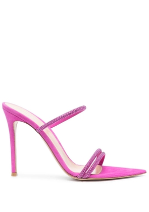 Gianvito Rossi Cannes 105mm mules - Pink