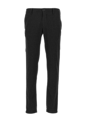 Incotex patterned trousers - Black