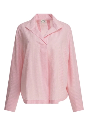 Ines De La Fressange textured striped blouse - Pink
