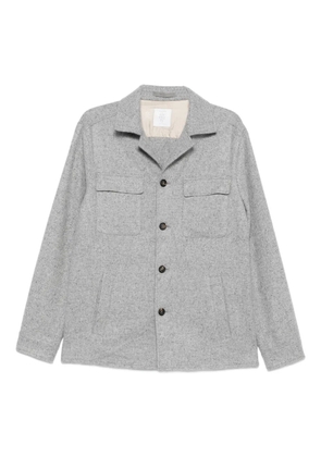 Eleventy pocket button overshirt - Grey