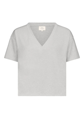 LouLou de Saison V-neck short-sleeved T-shirt - Grey
