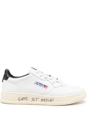 Autry Medalist panelled sneakers - White