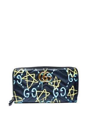 Gucci Pre-Owned 2010s GG Marmont Ghost wallet - Black