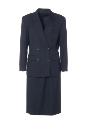 Burberry Pre-Owned 1990-2000s double-breasted suit - Blue