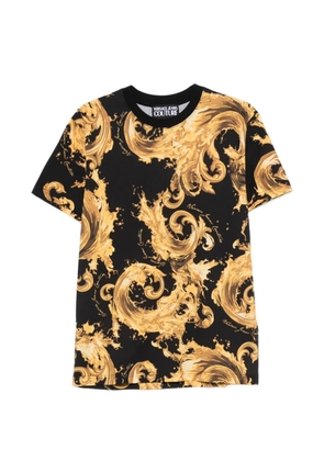 Versace Jeans Couture baroque-print T-shirt - Black