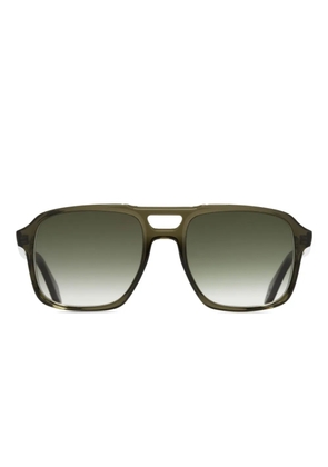 Cutler & Gross pilot-frame sunglasses - Green