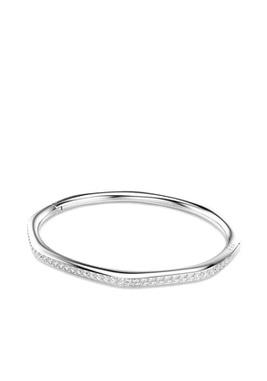 Swarovski faceted crystal-embellished bracelet - Silver