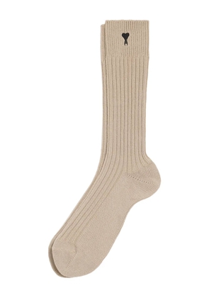 AMI Paris Ami De Coeur socks - Neutrals