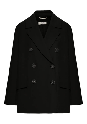 'S Max Mara double-breasted wool jacket - Black
