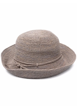Helen Kaminski Provence raffia sun hat - Grey