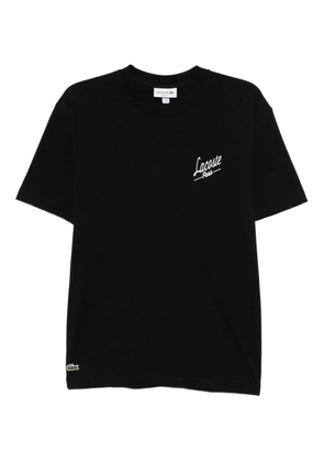Lacoste logo-printed T-shirt - Black