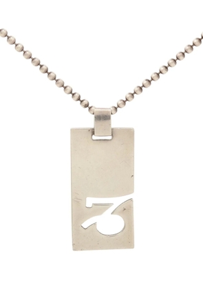 Gucci Pre-Owned 1990s capricorn-pendant necklace - Silver