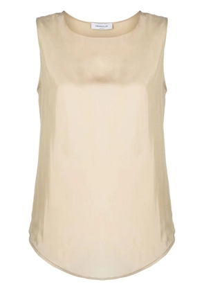 Fabiana Filippi round-neck sleeveless top - Neutrals