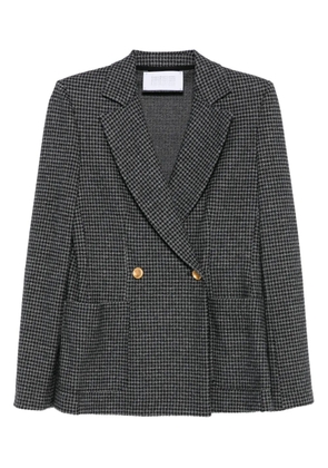 Harris Wharf London houndstooth double-breasted blazer - Grey