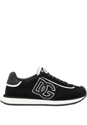 Dolce & Gabbana logo-patch sneakers - Black