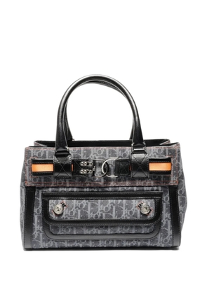 Christian Dior Pre-Owned 2005 Trotter-pattern tote bag - Grey