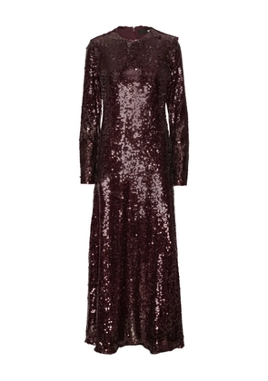 ROTATE BIRGER CHRISTENSEN sequin maxi dress - Red