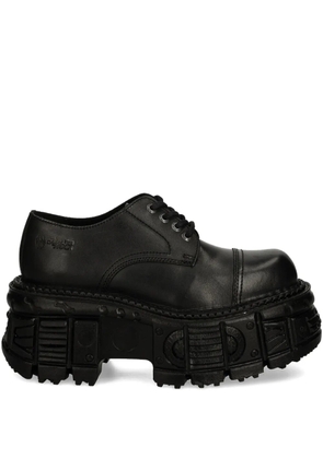 NEW ROCK 60mm lace-up platform shoes - Black