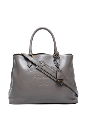 Prada Pre-Owned 2011-2022 logo-embossed tote bag - Grey