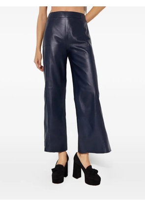 AERON leather trousers - Blue
