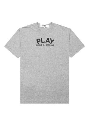 Comme Des Garçons Play logo-print T-shirt - Grey