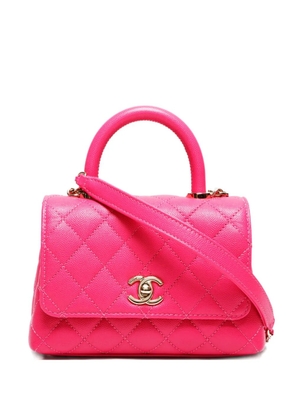 CHANEL Pre-Owned 2021-2025 Coco two-way handbag - Pink
