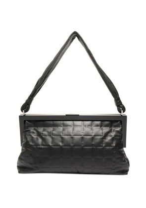 CHANEL Pre-Owned 2002-2003 Choco Bar shoulder bag - Black