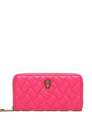Kurt Geiger London Quilted emblem wallet - Pink