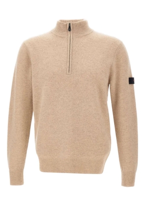 Peuterey half-zip high-neck sweater - Neutrals